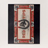 Red Tips Zigarrenlabel Puzzle (Vertikal)