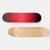 Red to Black Gradient Skateboard (Horizontal)