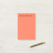 Red To Do List Postit Post-it Klebezettel (Auf Schreibtisch)