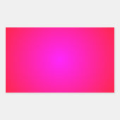 Red to Magenta Gradient Rechteckiger Aufkleber (Vorderseite)