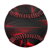 Red to Point Abstract Design Baseball (Rückseite)