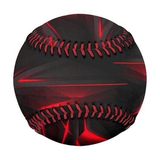 Red to Point Abstract Design Baseball (Rückseite)