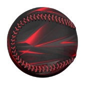 Red to Point Abstract Design Baseball (Vorderseite Links)