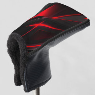 Red to Point Abstract Design Golf Headcover