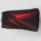 Red to Point Abstract Design Golf Headcover (Vorderseite)