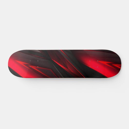 Red to Point Abstract Design Skateboard (Horizontal)