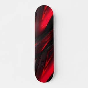 Red to Point Abstract Design Skateboard