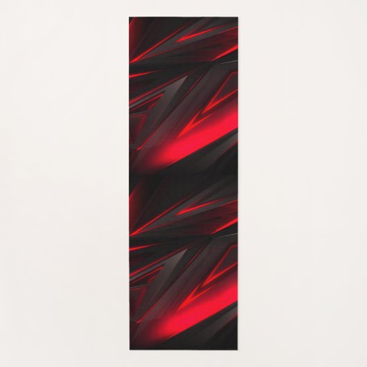 Red to Point Abstract Design Yogamatte (Vorderseite)