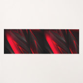 Red to Point Abstract Design Yogamatte (Vorderseite (Horizontal))