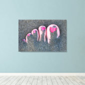 RED TOES 24x36 Leinwanddruck (Insitu (Holzboden))