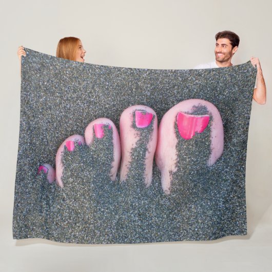 RED TOES FLEECEDECKE (Beispiel)