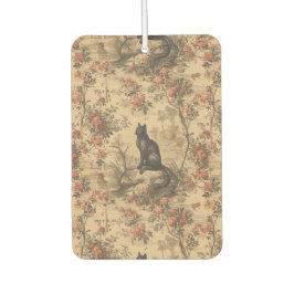 Red Toile Chinoiserie Cat Damask Autolufterfrischer