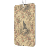 Red Toile Chinoiserie Cat Damask Autolufterfrischer (Links)