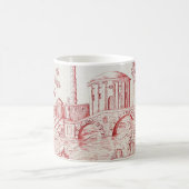 Red Toile Kaffeetasse (Mittel)