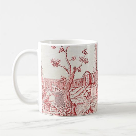 Red Toile Kaffeetasse (Links)