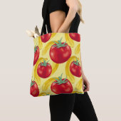 Red tomato and fruits seamless pattern designabstr tasche (Von Nahem)
