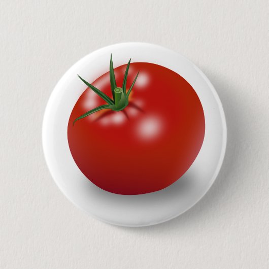 Red Tomato Design Button (Vorderseite)