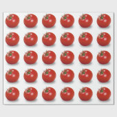 Red Tomato Design Geschenkpapier (Flach)