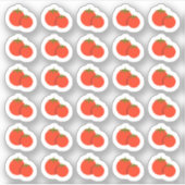 Red Tomato Fruit Veggie Food Kitchen Planner Aufkleber (Vorderseite)