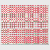 Red Tomato Muster Niedlich so lustig Geschenkpapier (Flach)