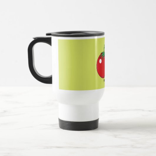 Red Tomato | Name oder Text hinzufügen Reisebecher (Links)