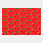 Red Tomato Pattern Geschenkpapier Set (Vorderseite 3)