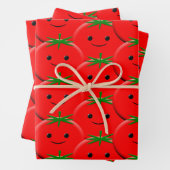 Red Tomato Pattern Geschenkpapier Set (Beispiel)