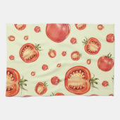 Red Tomato Pattern Geschirrtuch (Horizontal)