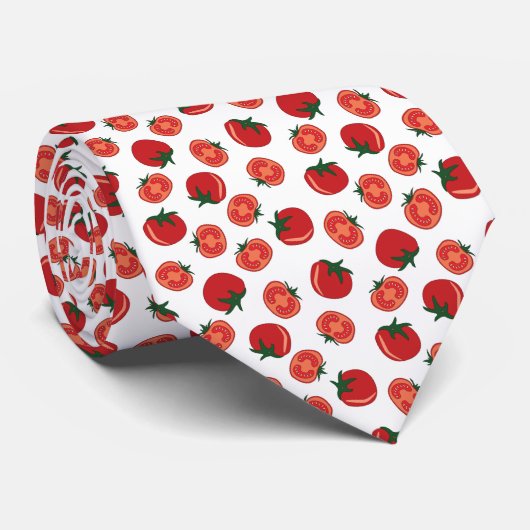 Red tomato pattern krawatte (Gerollt)