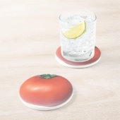Red Tomato Sandstein Untersetzer (Seite)