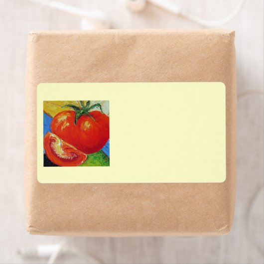 Red Tomato Shipping Label (Insitu)