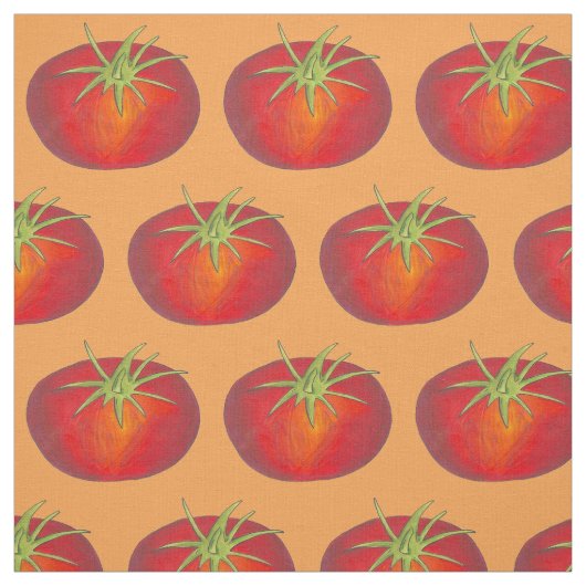 Red Tomato Tomaten Italienisches Kochgebäck Stoff (Muster)