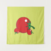 Red Tomato Wandteppich (Vorderseite (Horizontal))
