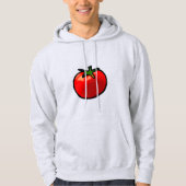Red Tomato Whimsical Custom Art Hoodie (Vorderseite)