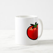Red Tomato Whimsical Custom Art Kaffeetasse (VorderseiteRechts)