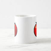 Red Tomato Whimsical Custom Art Kaffeetasse (Mittel)