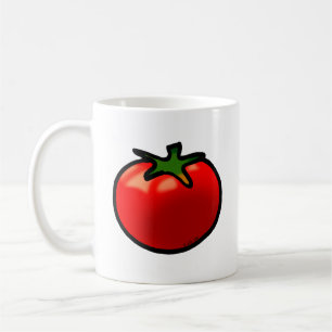 Red Tomato Whimsical Custom Art Kaffeetasse