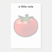 Red Tomato Whimsical Custom Art Post-it Klebezettel (Vorderseite)