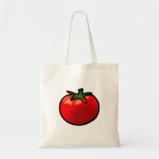 Red Tomato Whimsical Custom Art Tragetasche (Vorne)