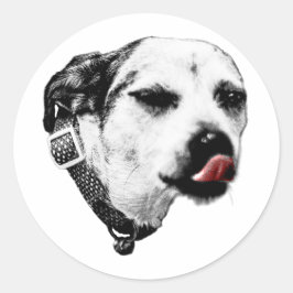 Red Tongue Terrier Sticker – Wink & Sass