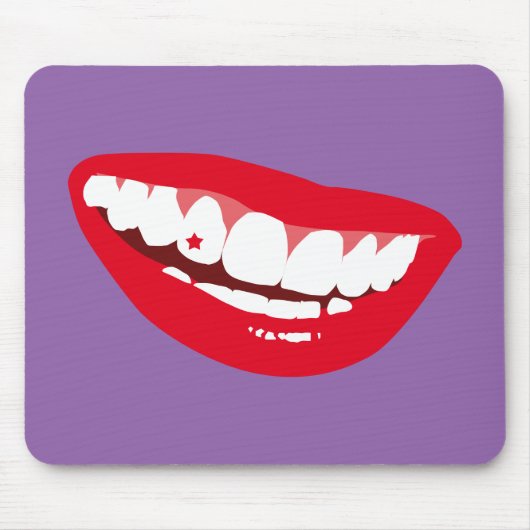 Red Tooth Gem Mousepad (Vorne)