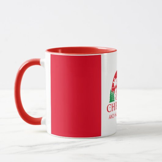 Red Top Qualität Weihnachten TASSE für Geschenk. (Links)