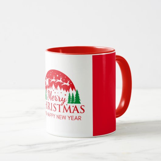 Red Top Qualität Weihnachten TASSE für Geschenk. (VorderseiteRechts)