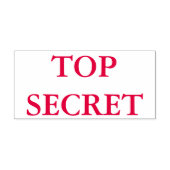 Red Top Secret Permastempel (Design)