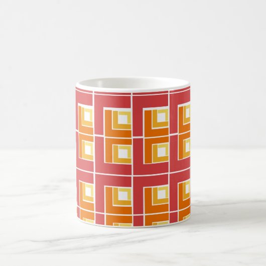 Red Topsy Turvy Coffee Tasse (Mittel)