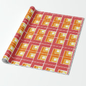 Red Topsy Turvy Geschenkpapier (Ungerollt)