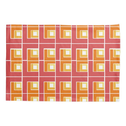 Red Topsy Turvy Kissenbezug (Rückseite)