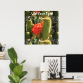 Red Torch Cactus Poster (Heimbüro)