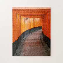 Red Tori Gates Shrine Kyōto Japan Reisen Foto