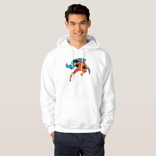 Red Tornado Cape Pose Hoodie (Vorne ganz)